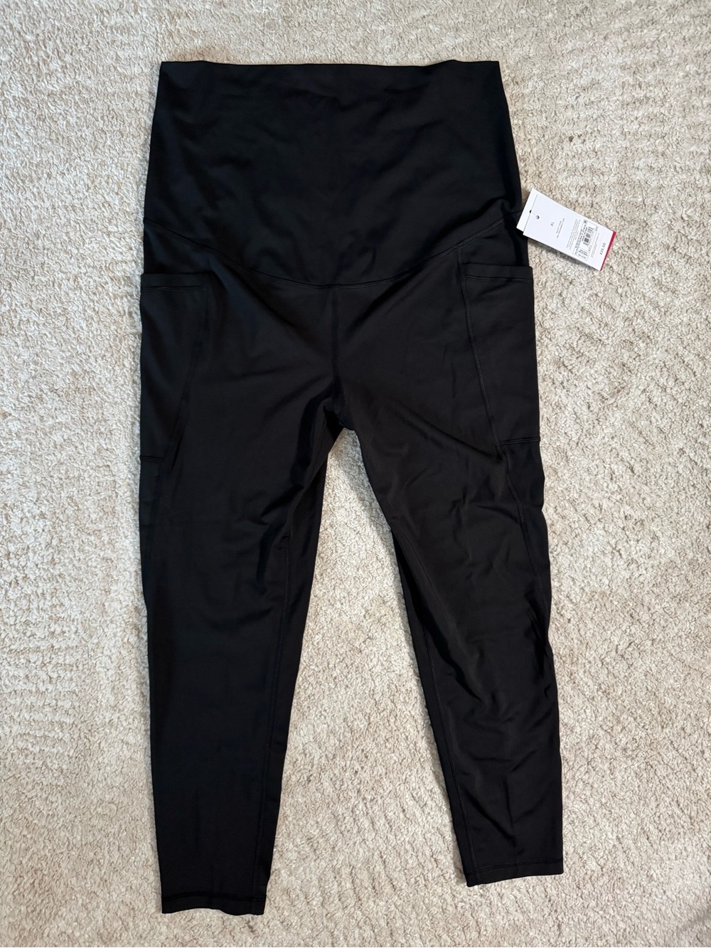 Isabel maternity full panel performance leggings w/ side pockets - size XL - NWT